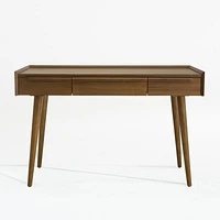 Tate 60" Walnut Desk with Outlet