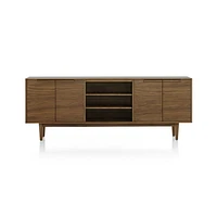 Tate 80" Walnut Storage Media Console