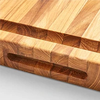 Teakhaus Edge-Grain Professional Cutting Board with Hand Grips 16"x12"
