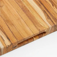 Teakhaus Edge-Grain Professional Cutting Board with Hand Grips 24"x18"