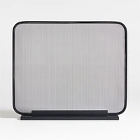 Telum Black Fireplace Screen