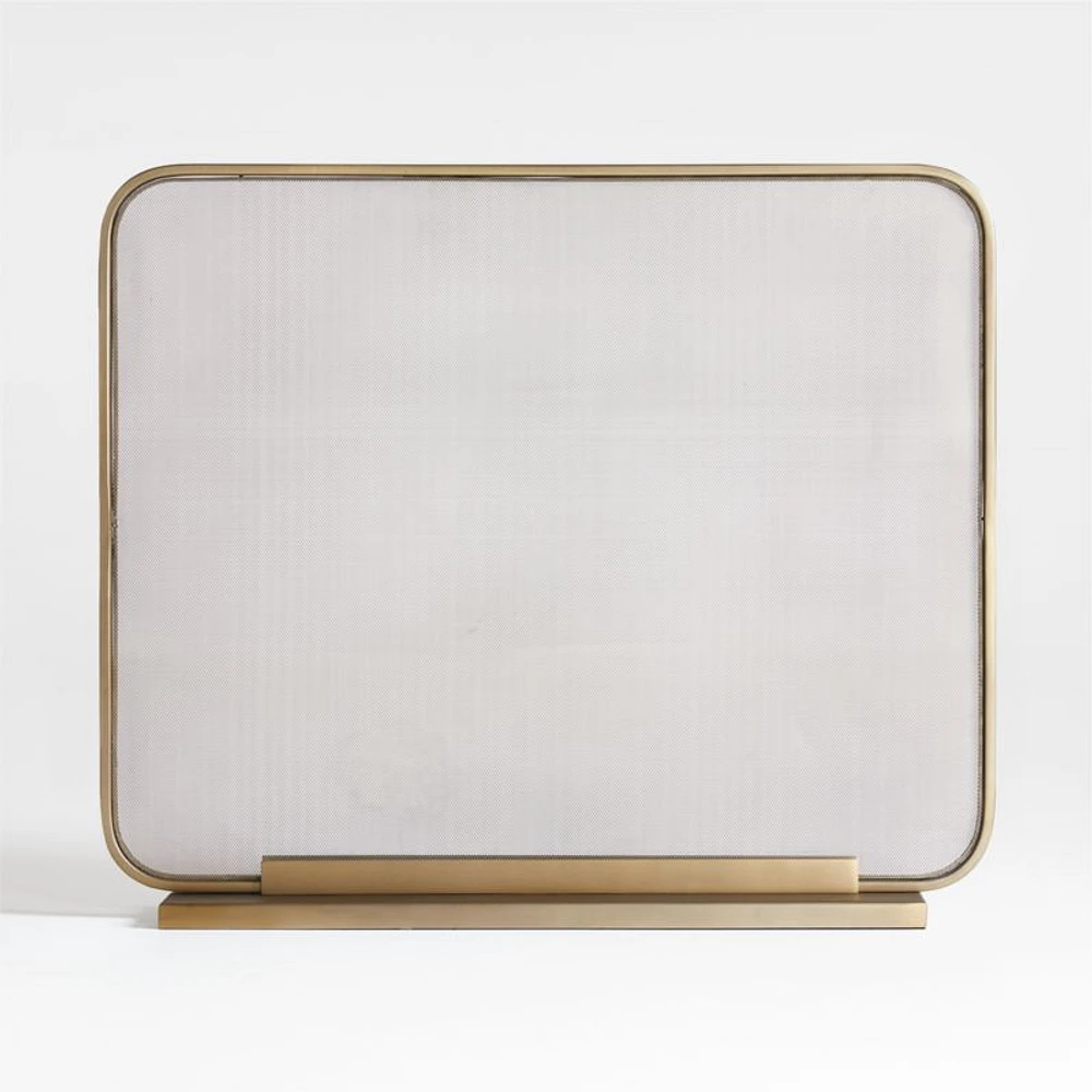 Telum Brass Fireplace Screen