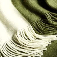 Tepi 70"x55" Moss Throw Blanket