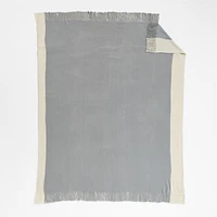 Tepi 70"x55" Grey Throw Blanket