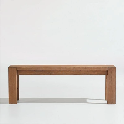 Terra 51" Smoke Oak Dining Bench