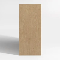 Terrazza 72" Natural Solid Oak Wood Storage Media Console