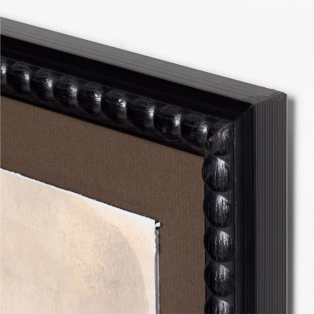 "Textural Figuration I" 24"x32" Framed Wall Art Print