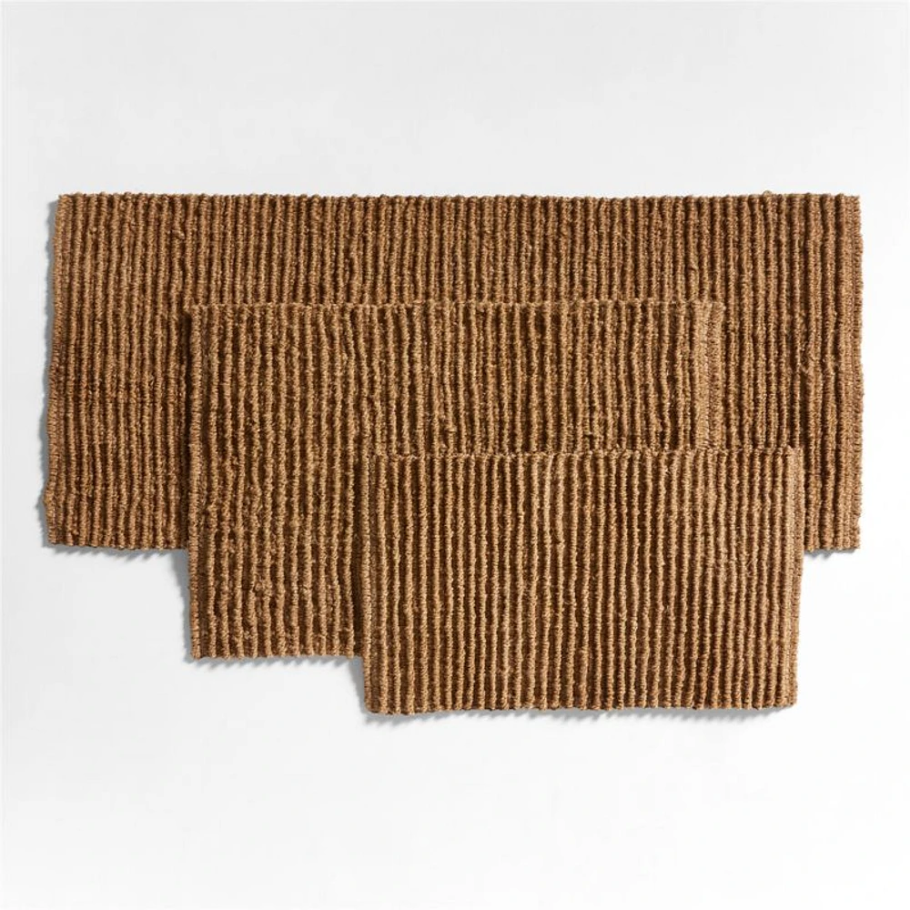 Textured Chunky Coir Natural Indoor/Outdoor Doormat 18"x30"