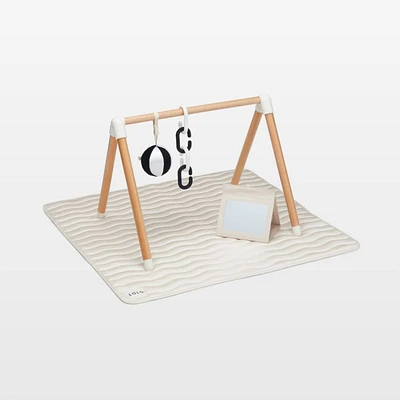 Lalo Oatmeal Wooden Baby Play Gym