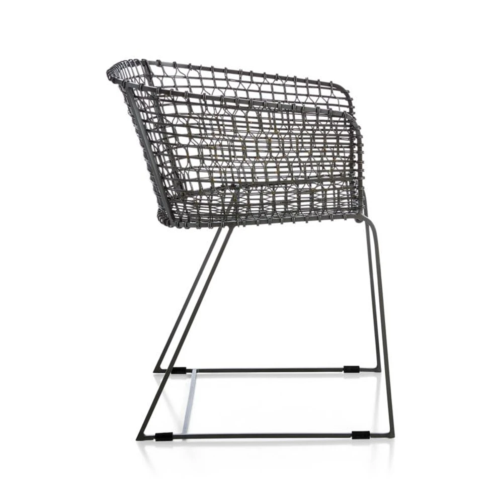 Tig Metal Barrel Dining Chair