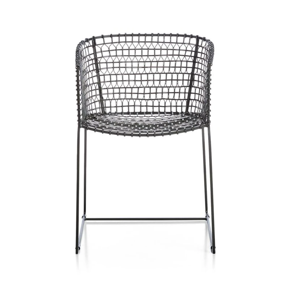 Tig Metal Barrel Dining Chair