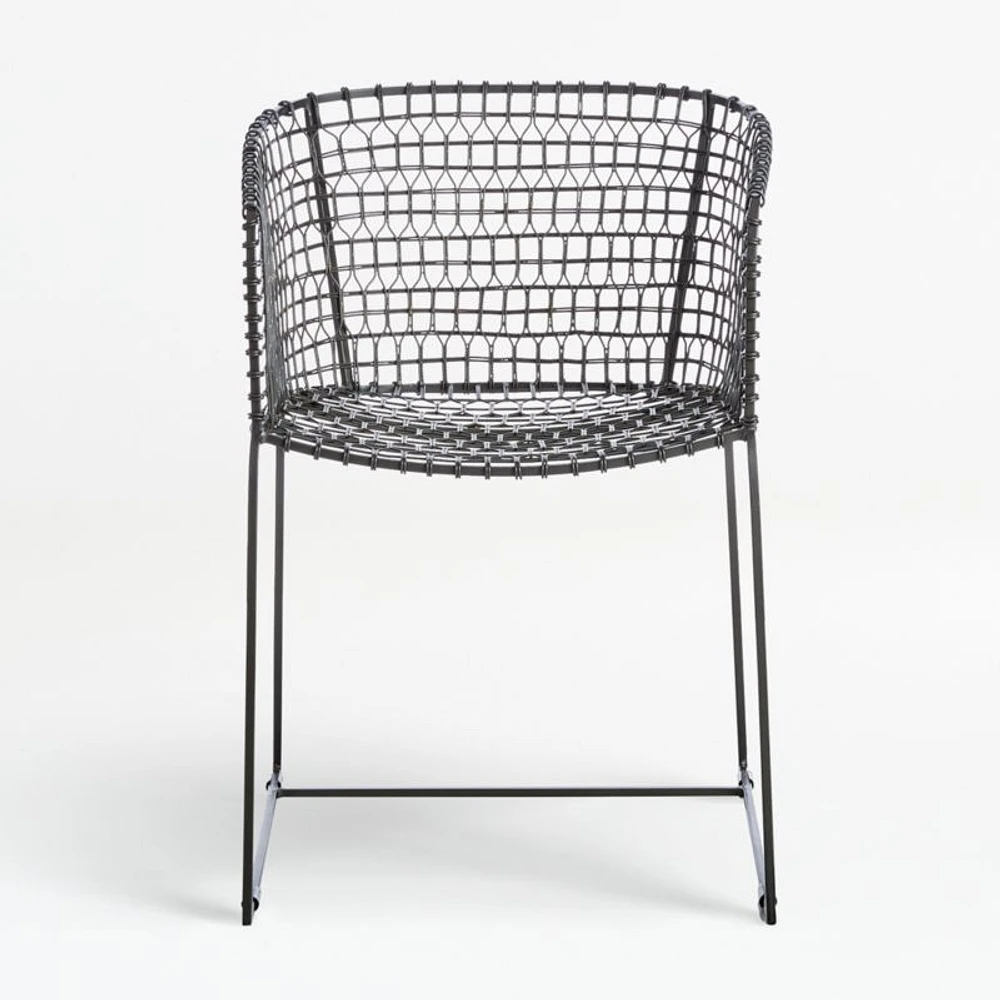 Tig Metal Barrel Dining Chair
