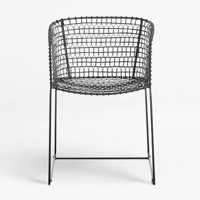 Tig Metal Barrel Dining Chair