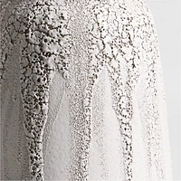 Toluca Large Beige Ceramic Textured Vase 17"