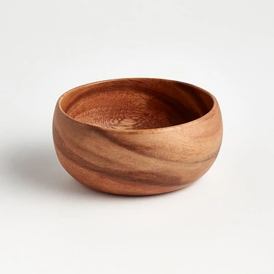 Tondo 5.75" Small Acacia Wood Serving Bowl
