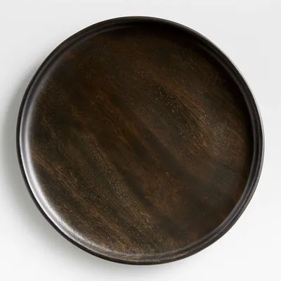 Tondo 12" Round Ebonized Platter