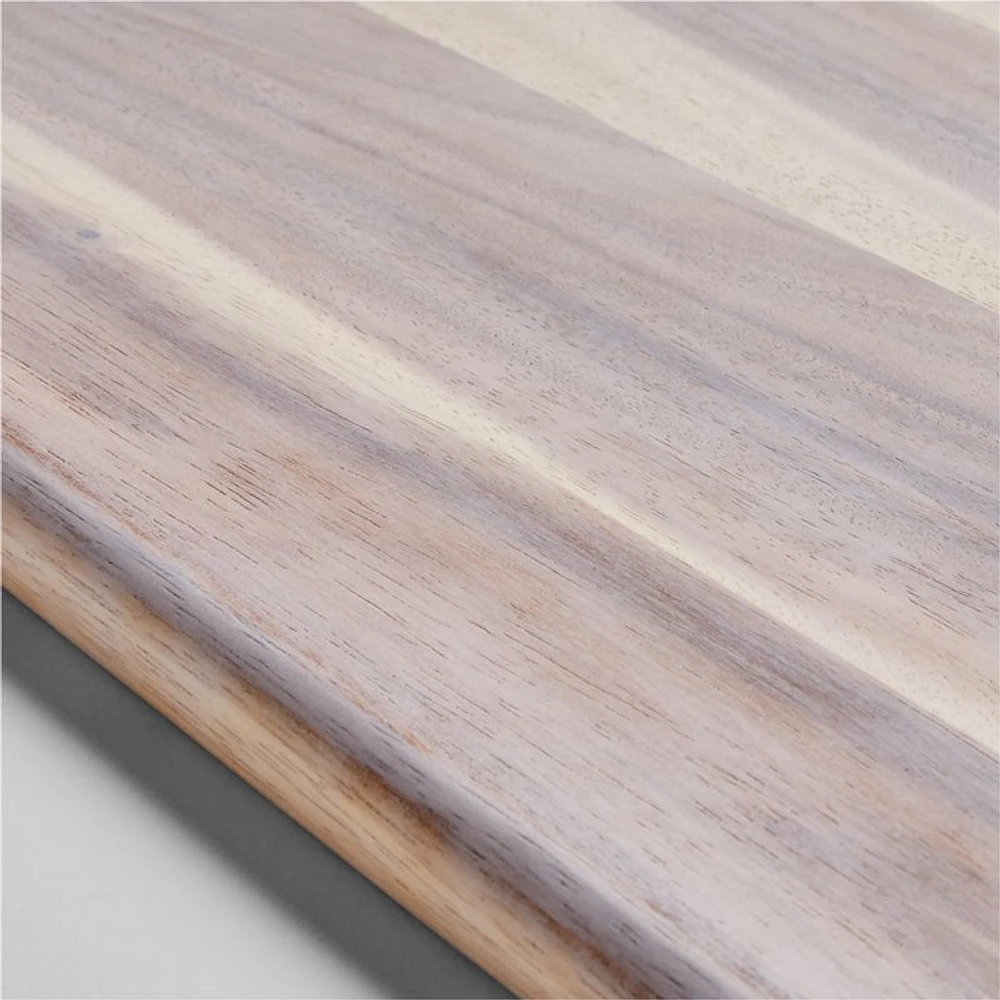 Tondo White Washed Paddle Serving Board