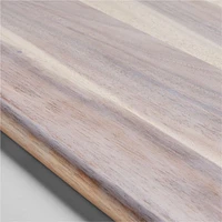 Tondo White Washed Paddle Serving Board