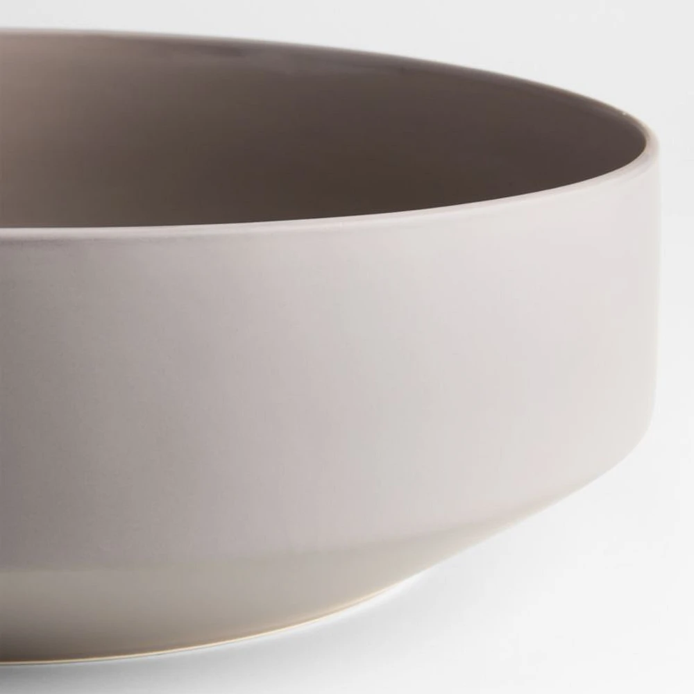 Tour Taupe 12" Porcelain Serving Bowl