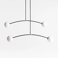 Traverse White Alabaster Pendant Light