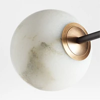 Traverse White Alabaster Pendant Light