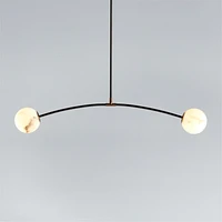 Traverse White Alabaster Pendant Light