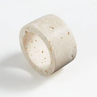 Travertine Napkin Ring