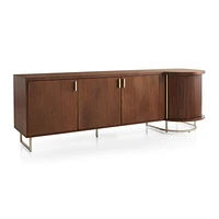 Trifecta Bar/Storage Media Cabinet with Light