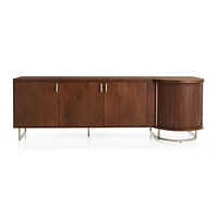 Trifecta Bar/Storage Media Cabinet with Light