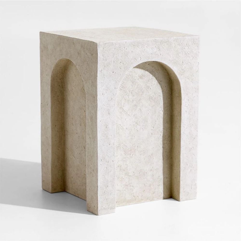 Triomphe Indoor/Outdoor Resin Square Side Table