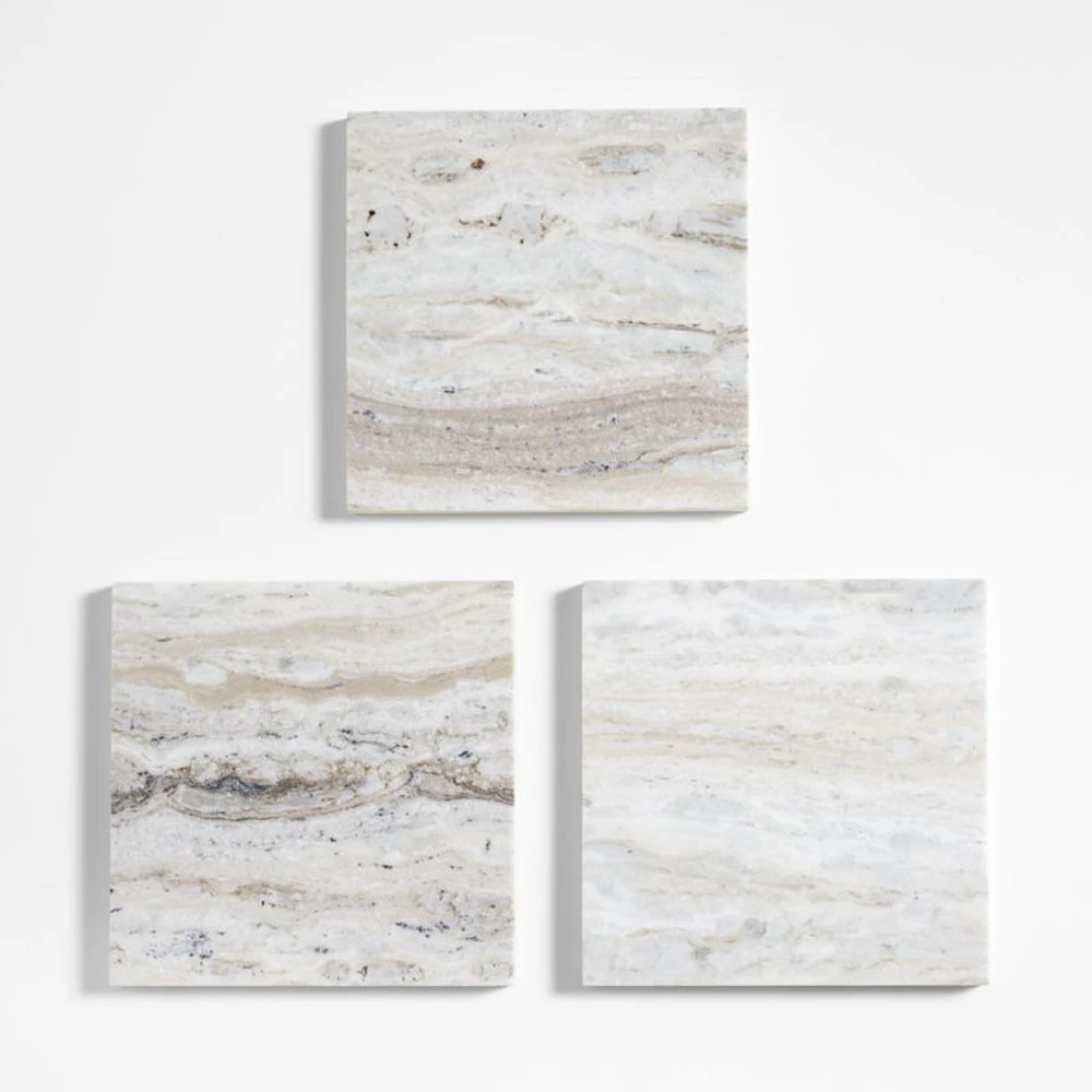 Triomphe Marble Square Side Table