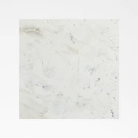 Troupe Marble and Natural Pine Wood 65" Rectangular Coffee Table