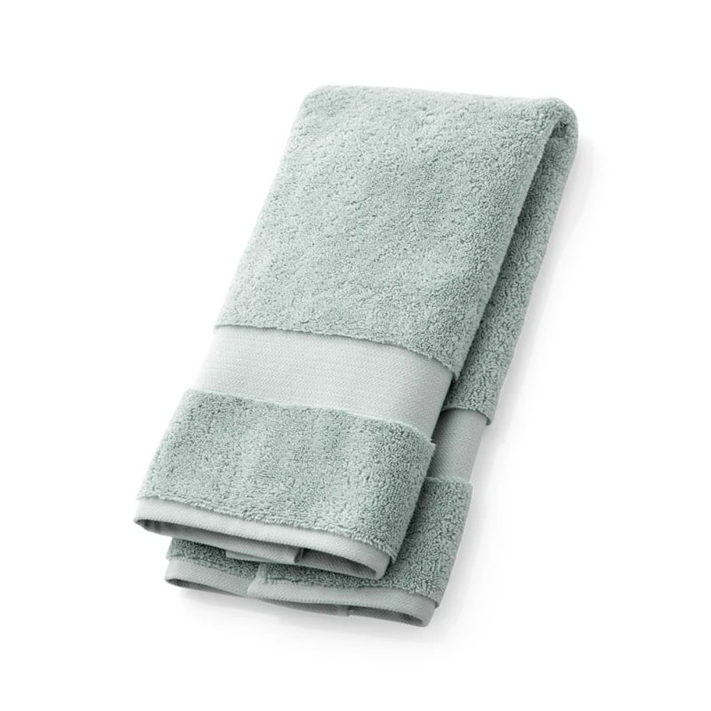 Organic Turkish Cotton Spa Blue Hand Towel