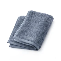 Organic Turkish Cotton Evening Blue Washcloth