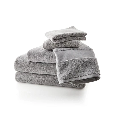Organic Turkish Cotton Grey Towels