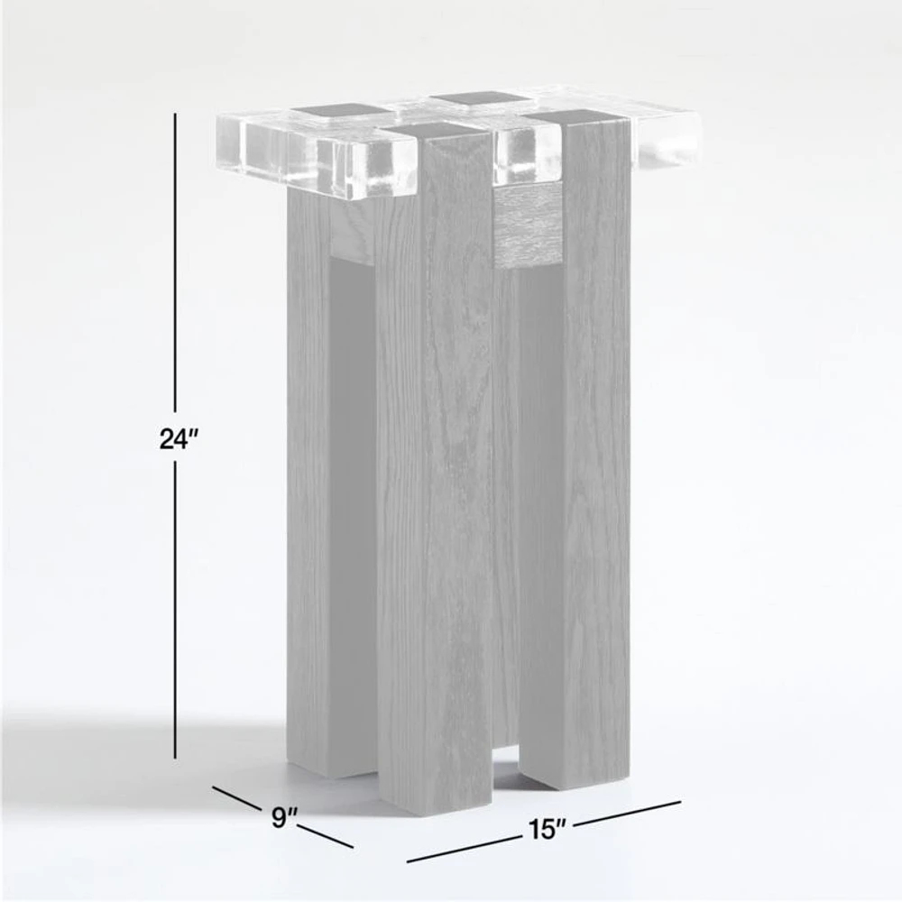 Turmont Glass End Table