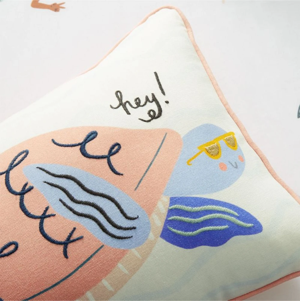 Kaia Turtle Kids Throw Pillow