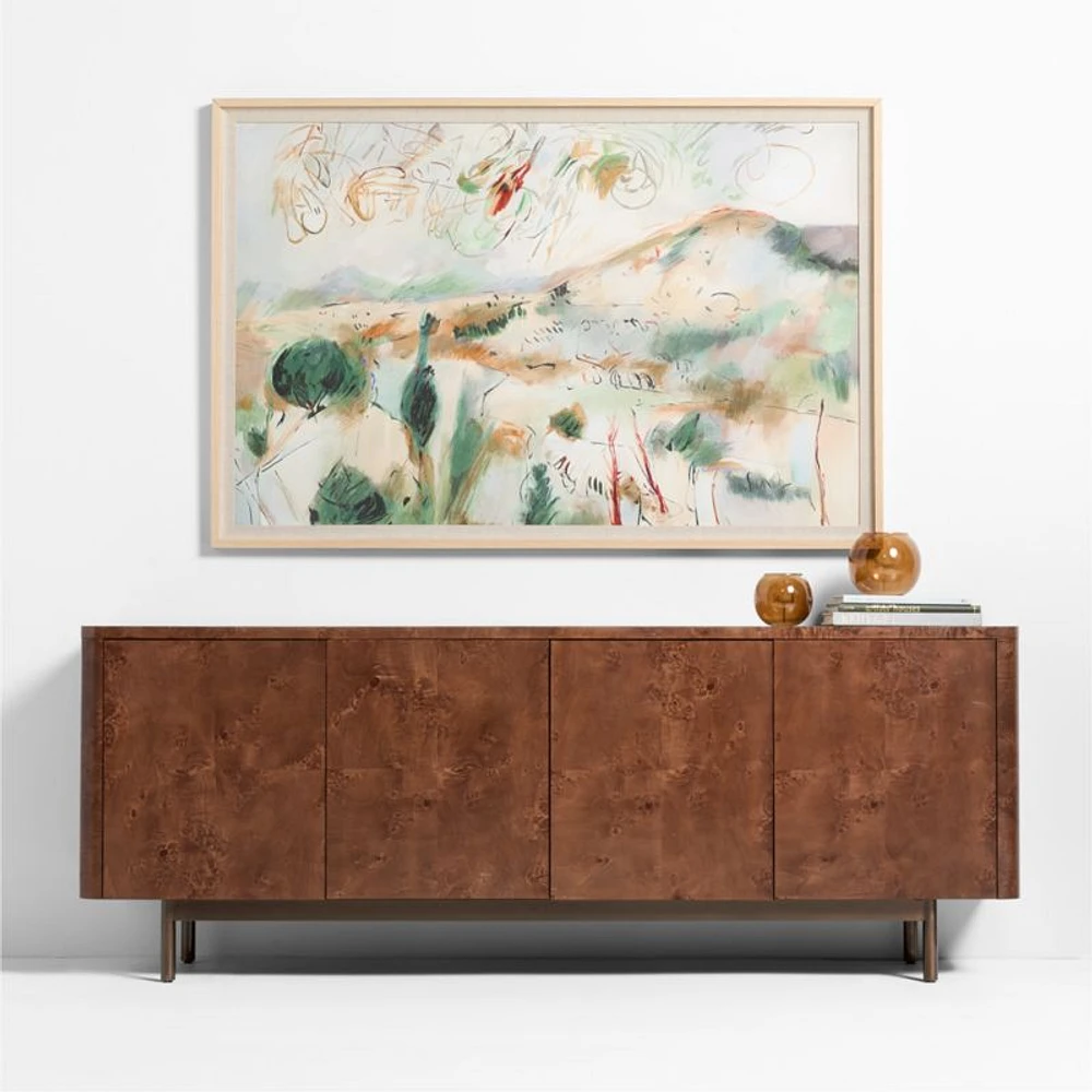 "Tuscany Village" 62"x42" Framed Wall Art Print