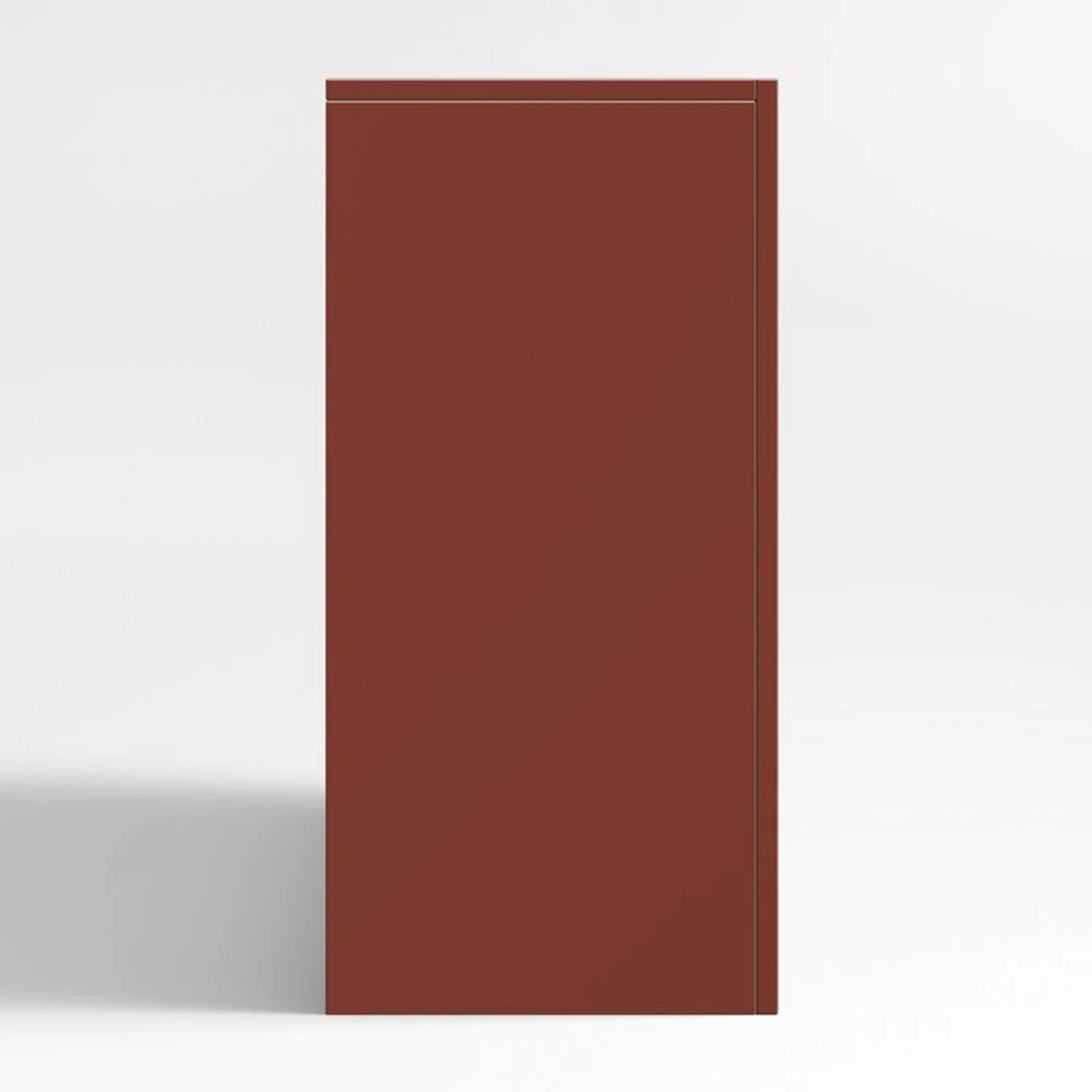 Twiggy Modular Glossy Deep Red Kids Open Bookcases