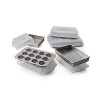 USA Pan 10-Piece Bakeware Set with Lids