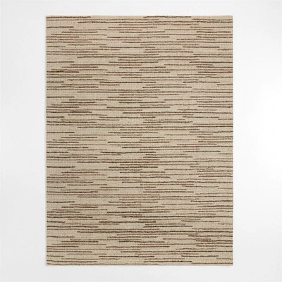 Udaipur Textured Wool Handwoven Grey Rug Swatch 12"x18