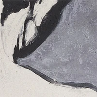"Undraped" Framed White Wall Art Print 41"x41"