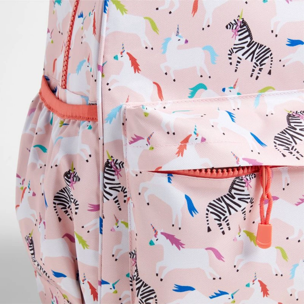 Unicorn Large Kids Backpack with Side Pockets