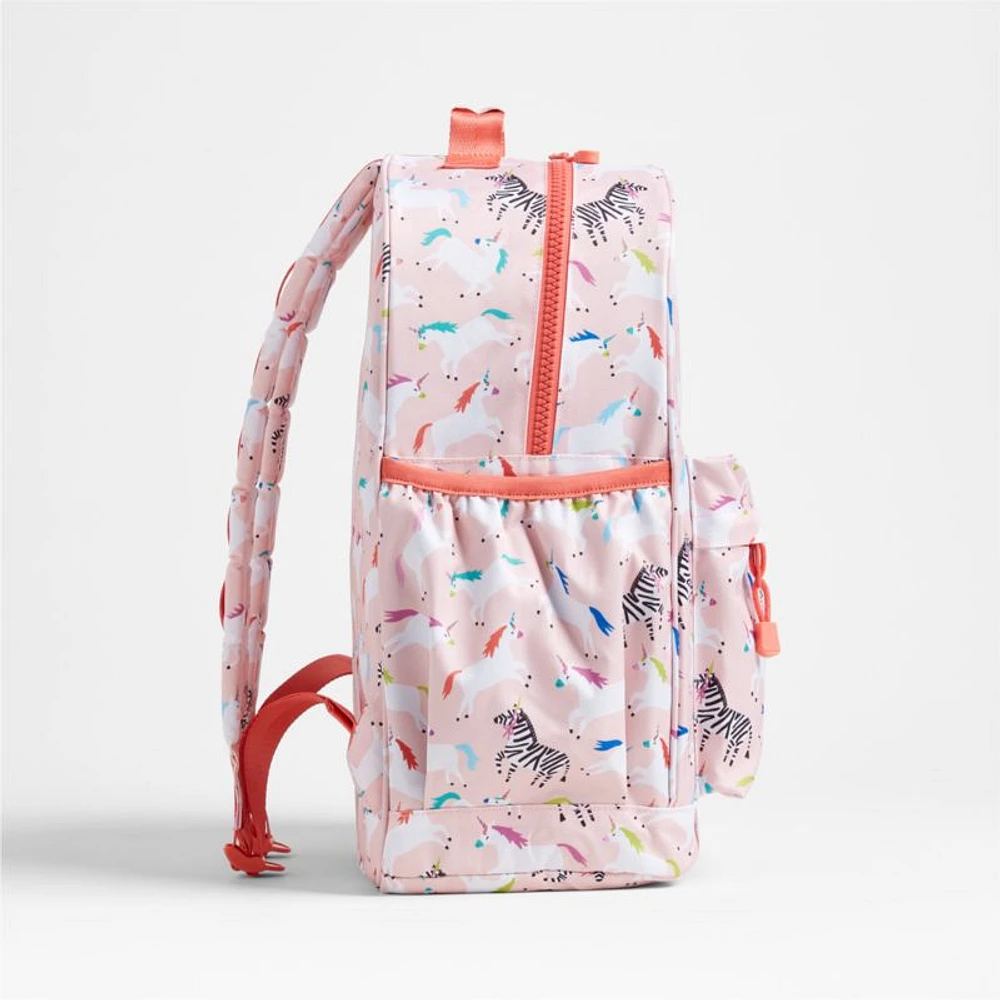 Unicorn Large Kids Backpack with Side Pockets