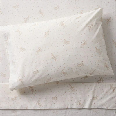 Stay Cool Unicorn Dreams Organic Cotton Kids Twin Sheet Set