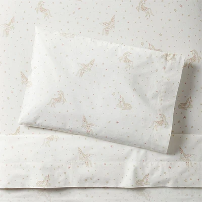 Stay Cool Unicorn Dreams Organic Cotton Toddler Sheet Set