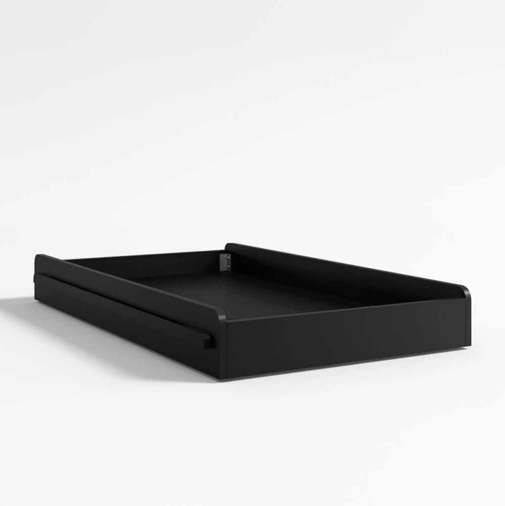 Black Twin Kids Trundle Bed