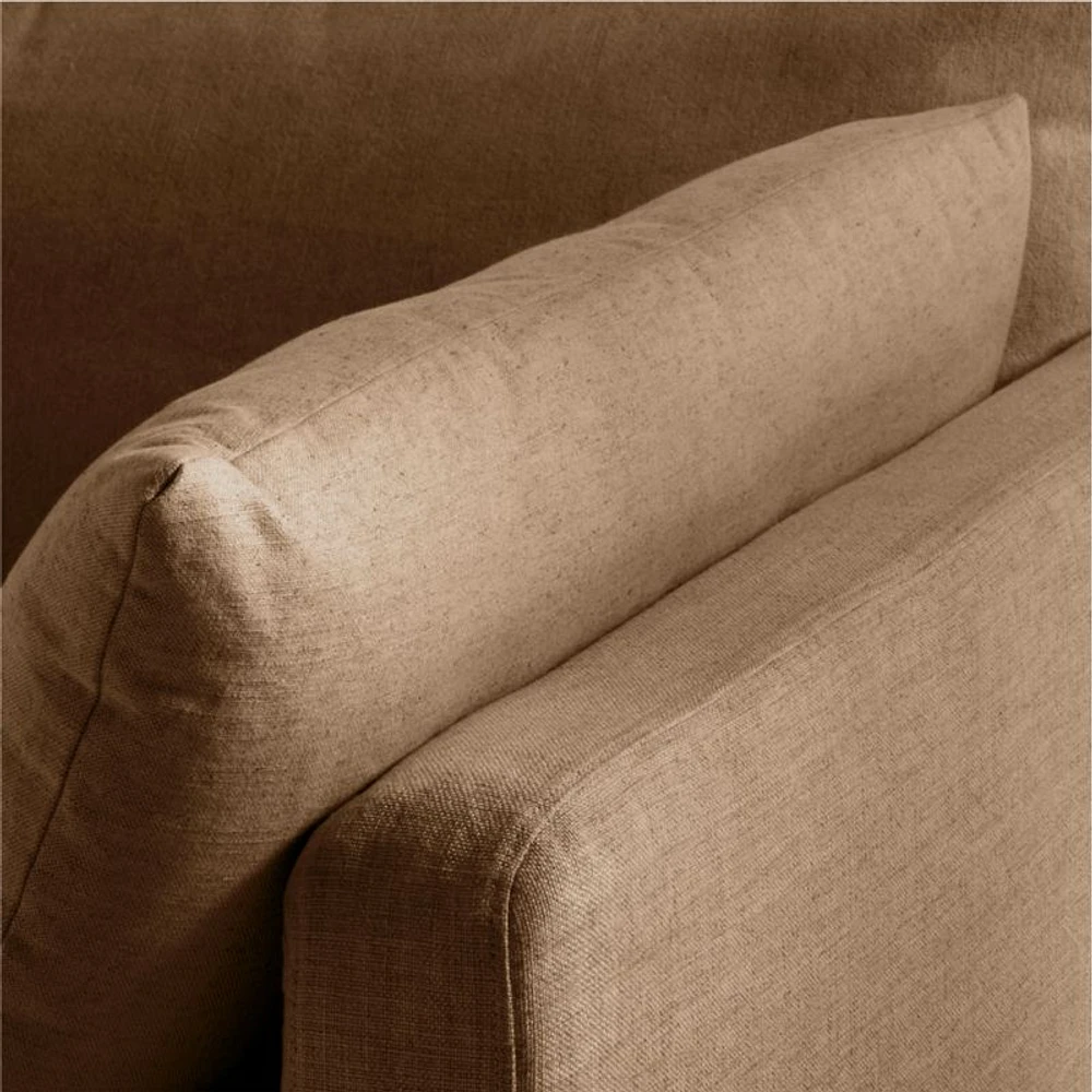 Unwind Modular -Piece Slipcovered Reversible Sectional Sofa