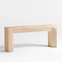 Valo 72" Rectangular Natural Pine Wood Console Table