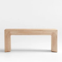 Valo 72" Rectangular Natural Pine Wood Console Table